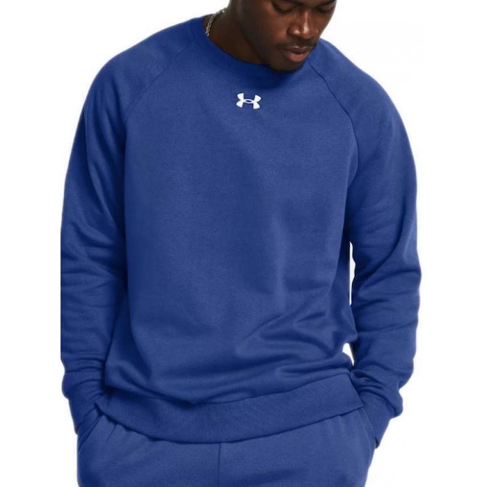 SUDADERA HOMBRE UNDER ARMOUR UA Rival Fleece Crew-BLK 