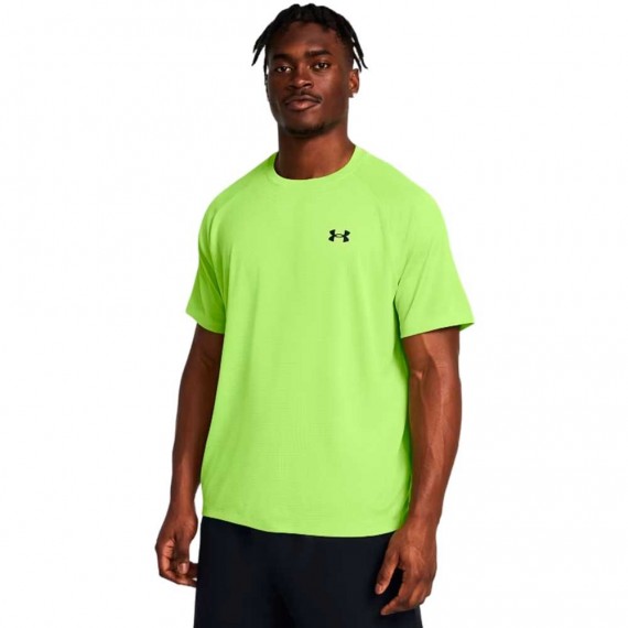 CAMISETA M/C HOMBRE UNDER ARMOUR UA Tech Textured SS-GRY 