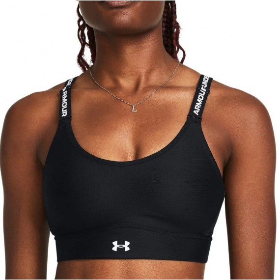 SUJETADOR MUJER UNDER ARMOUR UA Infinity Mid Bra-BLK 