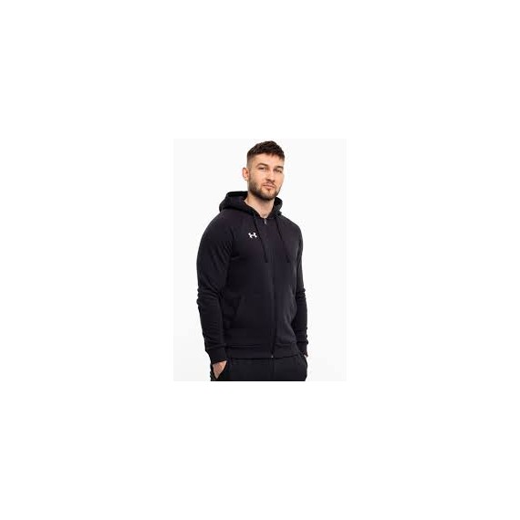 SUDADERA HOMBRE UNDER ARMOUR UA Rival Fleece FZ Hoodie-BLK 