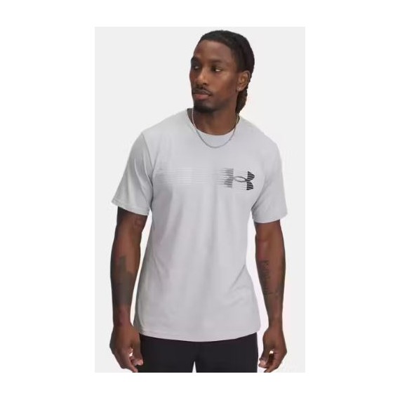 CAMISETA M/C HOMBRE UNDER ARMOUR UA M LC FLY IN LOGO SS-BLK 