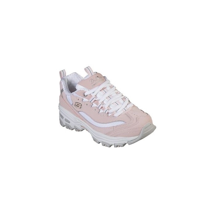 skechers d'lites beige